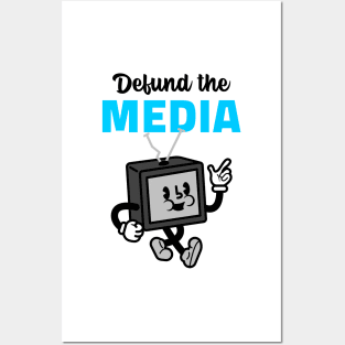 Defund the Media Posters and Art